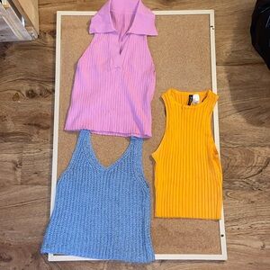 Bundle!! Cute knit tops